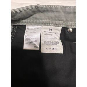 AG Adriano Goldschmeid The Graduate Green Khaki Pants